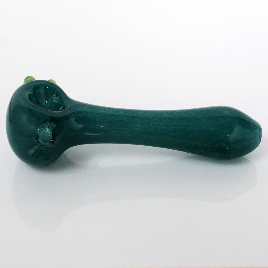 5" Blazin' Glass Frit Pipe - Teal