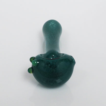 5" Blazin' Glass Frit Pipe - Teal