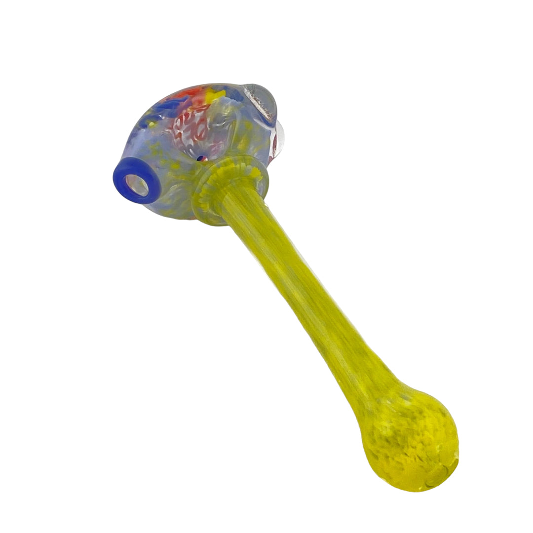 5" Junebug Frit Word Pipe