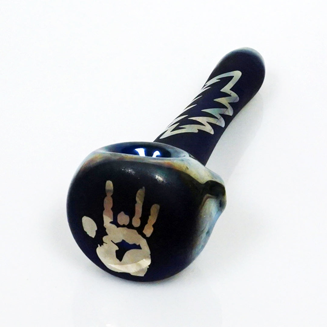 5" Thinkboro Sandblasted Image Pipe - Jerry Hand