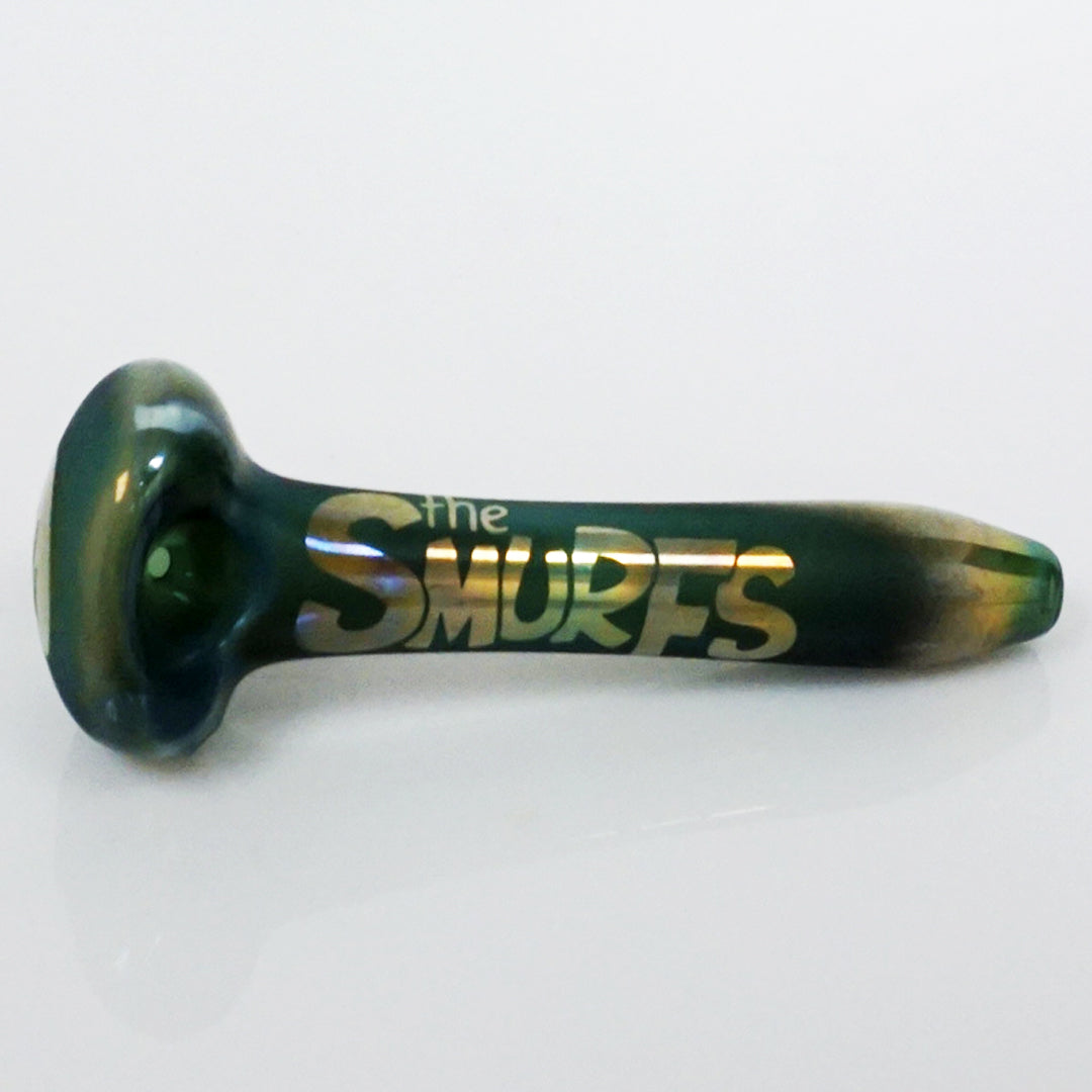 5" Thinkboro Sandblasted Image Pipe - Smurf