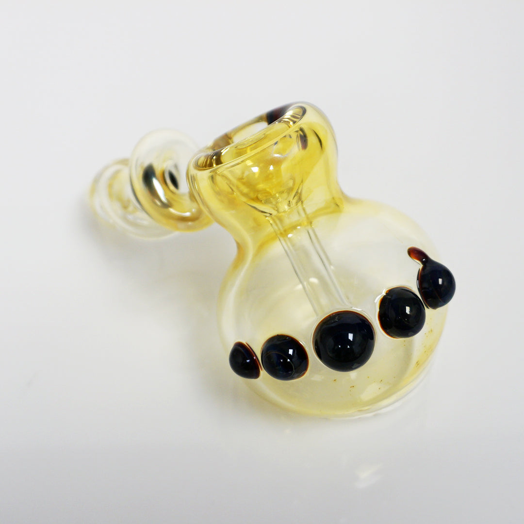 5" Trapped Marble Fumed Bubbler Pipe