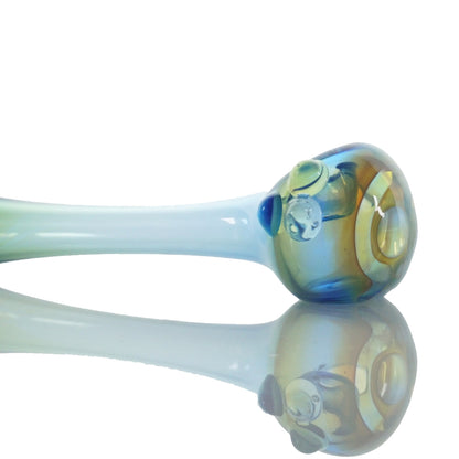 5.25" Color Fume Skull Cap Pipe