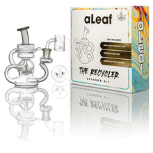 Load image into Gallery viewer, 5.5&quot; Aleaf Recycler Spinner Kit Rig - White
