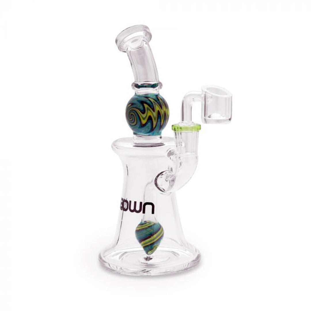 7" Blown Glass Goods Theta Rig - Slime