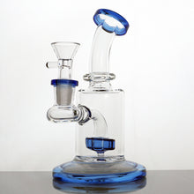 Load image into Gallery viewer, 6&quot; Colored Tire Perc Water Pipe - Blue
