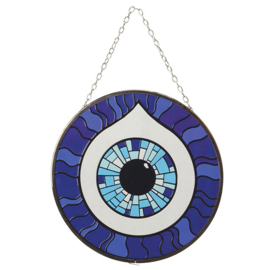 6" Evil Eye Mosaic Suncatcher