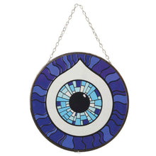 Load image into Gallery viewer, 6&quot; Evil Eye Mosaic Suncatcher
