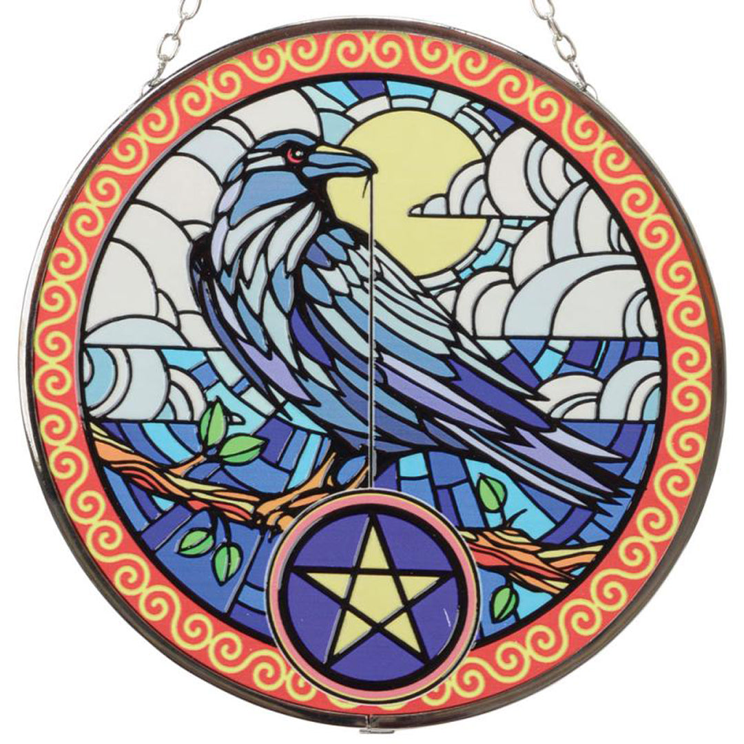 6" Raven Suncatcher
