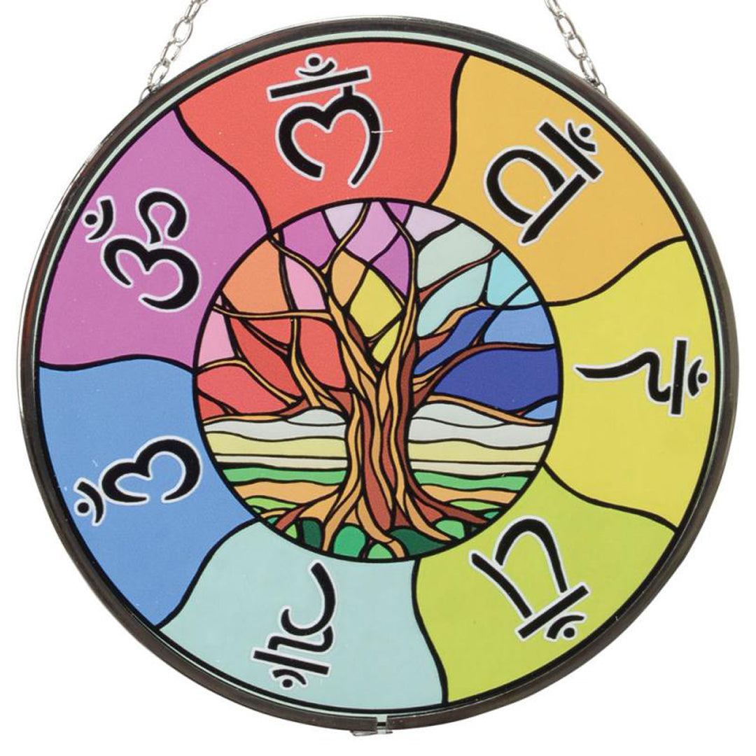 6" Seven Chakras Suncatcher