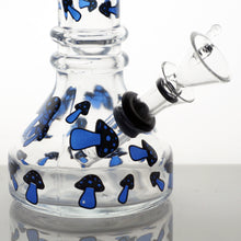 Load image into Gallery viewer, 6.5&quot; Mushroom Mini Water Pipe - Blue
