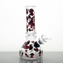 Load image into Gallery viewer, 6.5&quot; Mushroom Mini Water Pipe - Red
