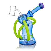 Load image into Gallery viewer, 7&quot; Aleaf Venus Quad Recycler Rig - Blue
