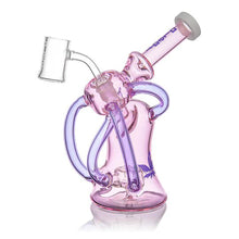 Load image into Gallery viewer, 7&quot; Aleaf Venus Quad Recycler Rig - Pink
