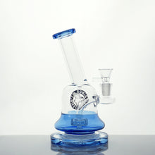 Load image into Gallery viewer, 7&quot; Nothing&#39;s Impossible Angled Neck Water Pipe - Blue
