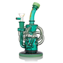 Load image into Gallery viewer, 8&quot; Aleaf Color Poly Chamber Water Pipe - Teal
