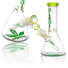 Load image into Gallery viewer, 8&quot; Aleaf Essential Beaker Water Pipe - Green
