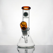 Load image into Gallery viewer, 8&quot; Encore Basic Beaker Water Pipe - Amber
