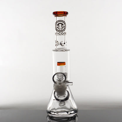 8" Encore Salt Shaker Water Pipe - Amber