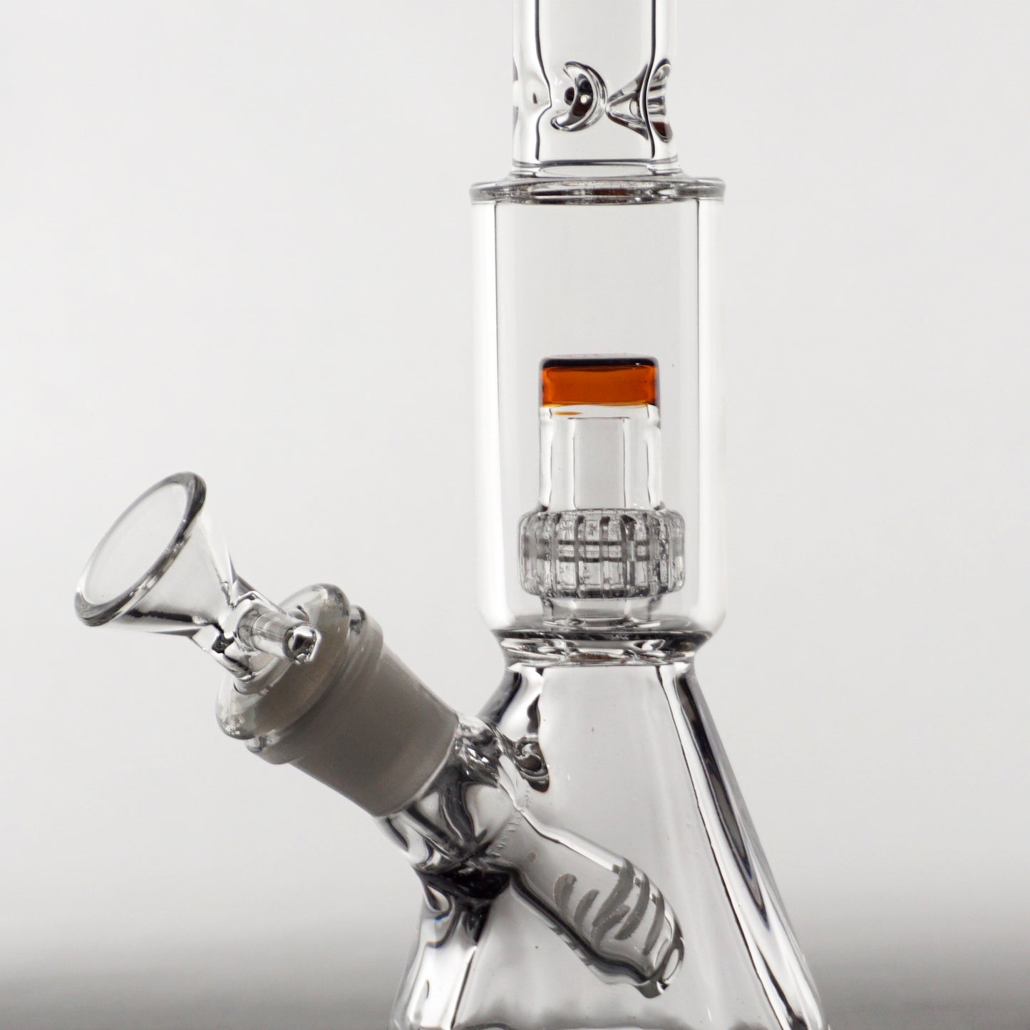 8" Encore Salt Shaker Water Pipe - Amber