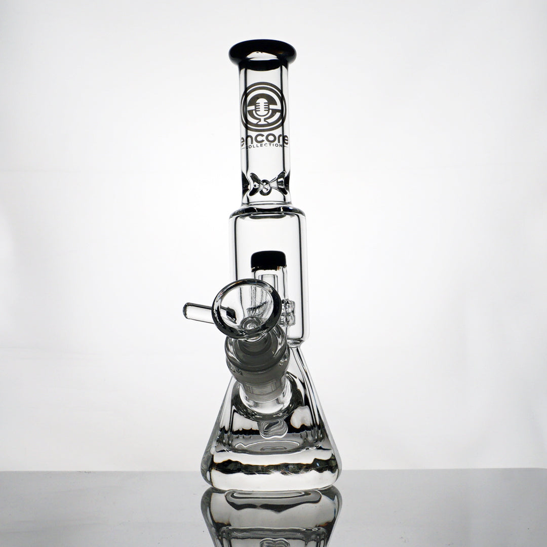 8" Encore Salt Shaker Water Pipe - Black