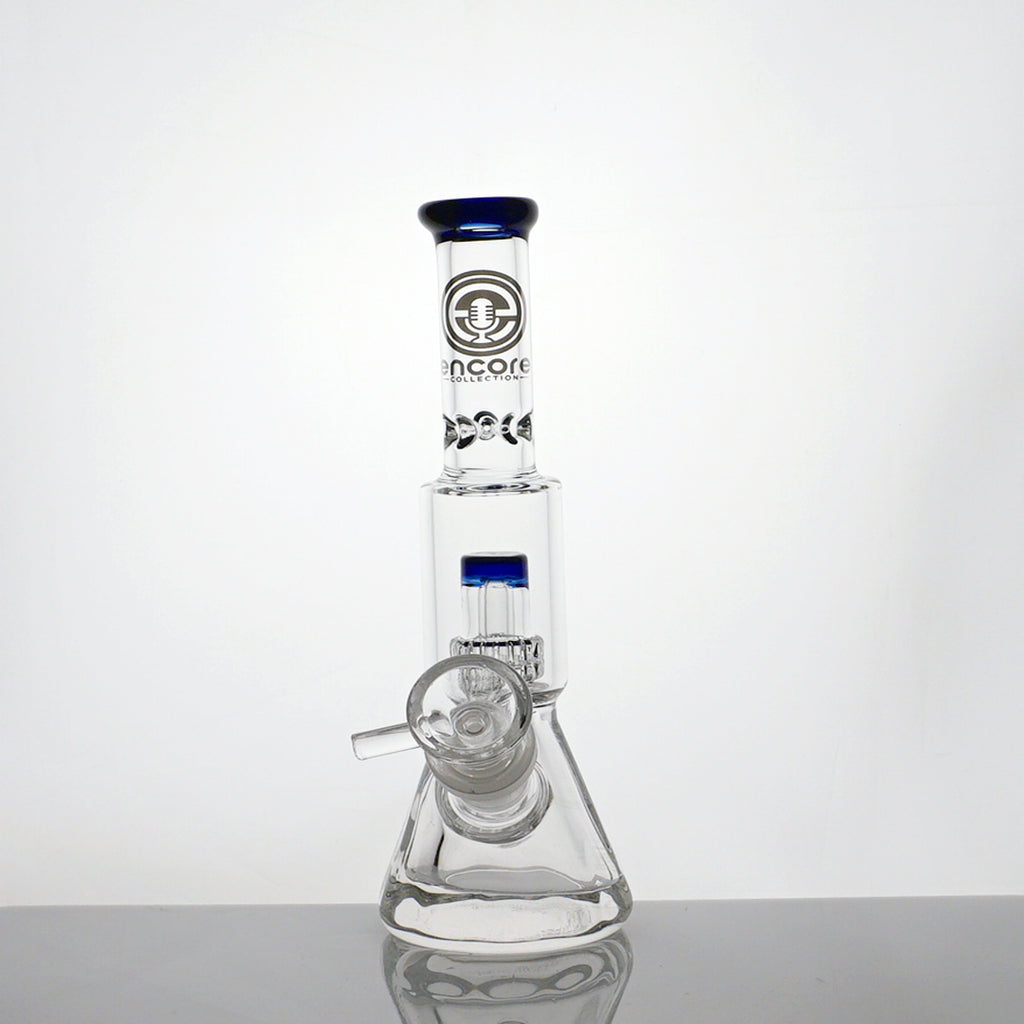 8" Encore Salt Shaker Water Pipe - Blue