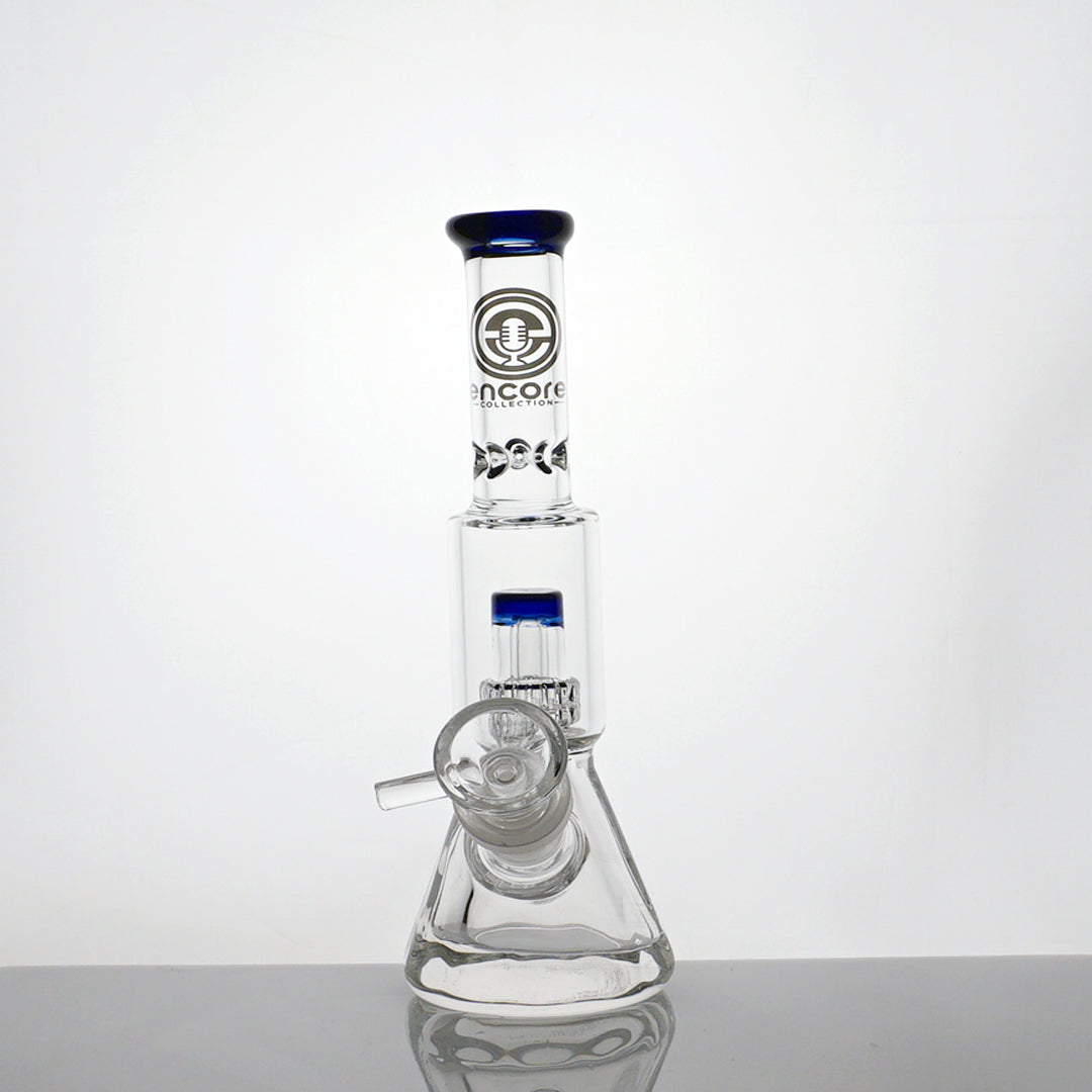 8" Encore Salt Shaker Water Pipe - Blue