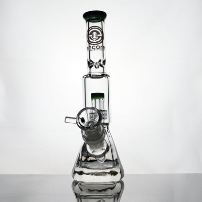 8" Encore Salt Shaker Water Pipe - Dark Green