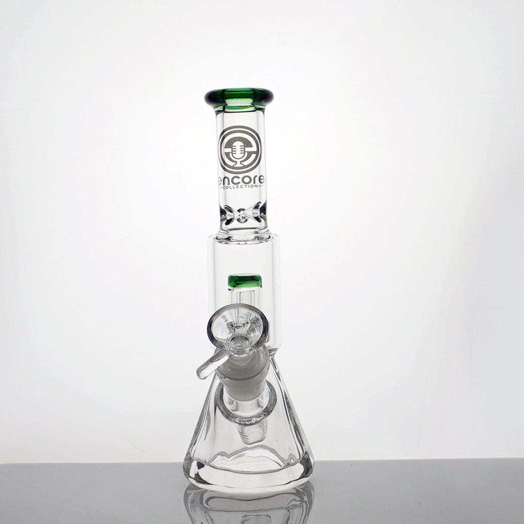 8" Encore Salt Shaker Water Pipe - Green