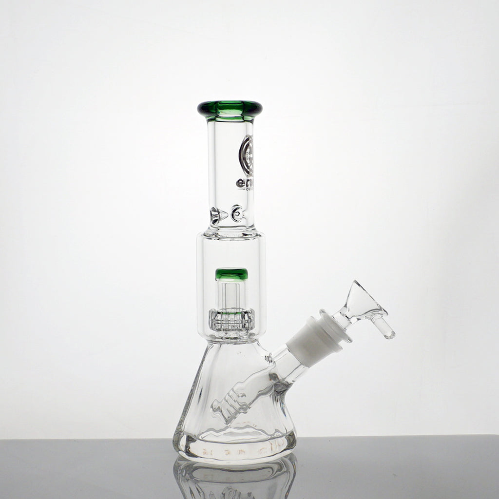 8" Encore Salt Shaker Water Pipe - Green