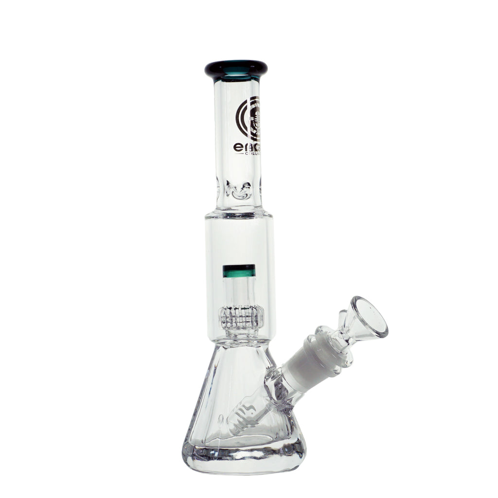 8" Encore Salt Shaker Water Pipe - Lake Green