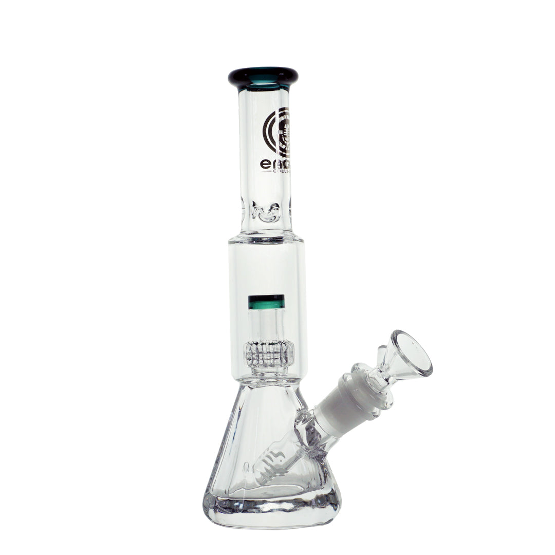 8" Encore Salt Shaker Water Pipe - Lake Green