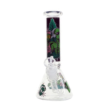 Load image into Gallery viewer, 8&quot; Glow-In-The-Dark Alien Water Pipe - Couple
