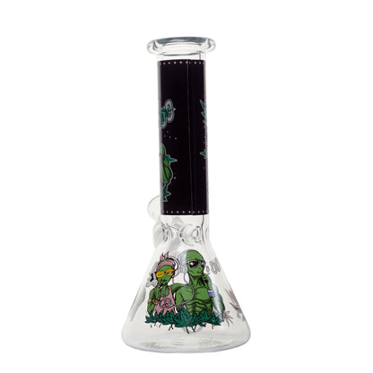 8" Glow-In-The-Dark Alien Water Pipe - Couple