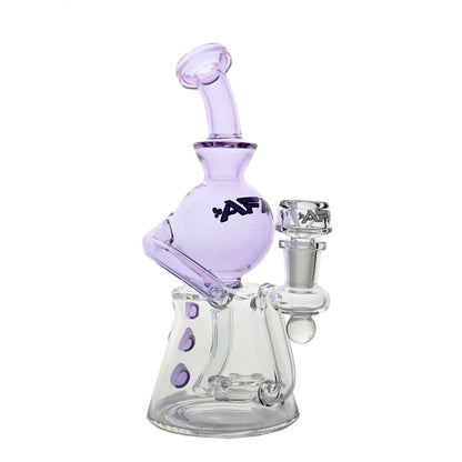 8.5" AFM Bubbler Head Recycler Water Pipe - Purple