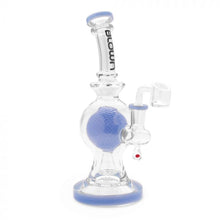 Load image into Gallery viewer, 8.5&quot; Blown Glass Goods Omega Rig - Blue
