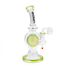Load image into Gallery viewer, 8.5&quot; Blown Glass Goods Omega Rig - Slime
