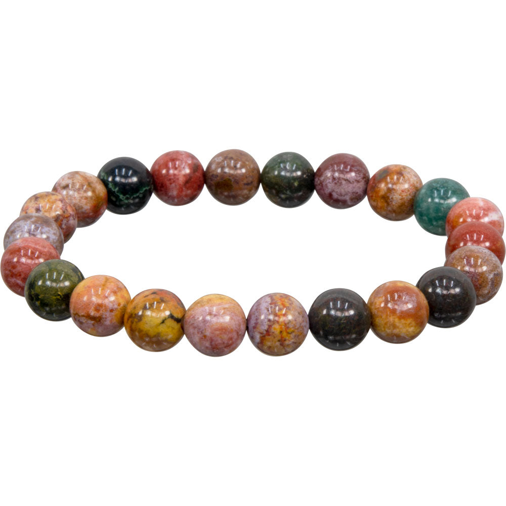 8mm Ocean Jasper Bracelet