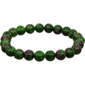*8mm Ruby Zoisite Bracelet