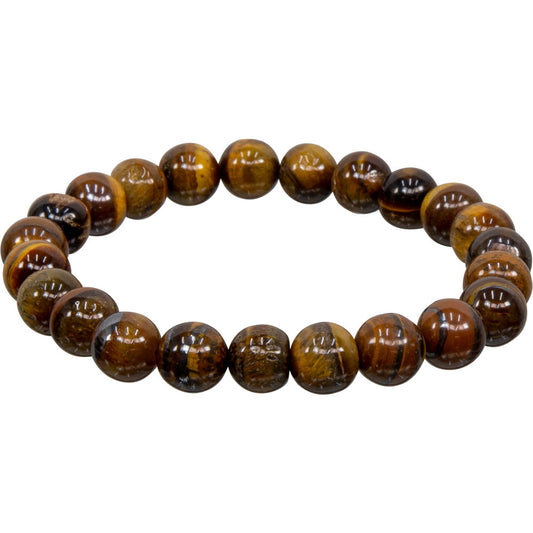 8mm Tiger Eye Bracelet