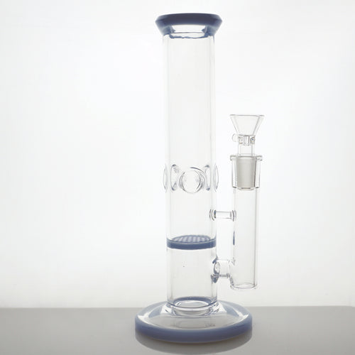 9" Colored Honeycomb Tube Water Pipe - Blue