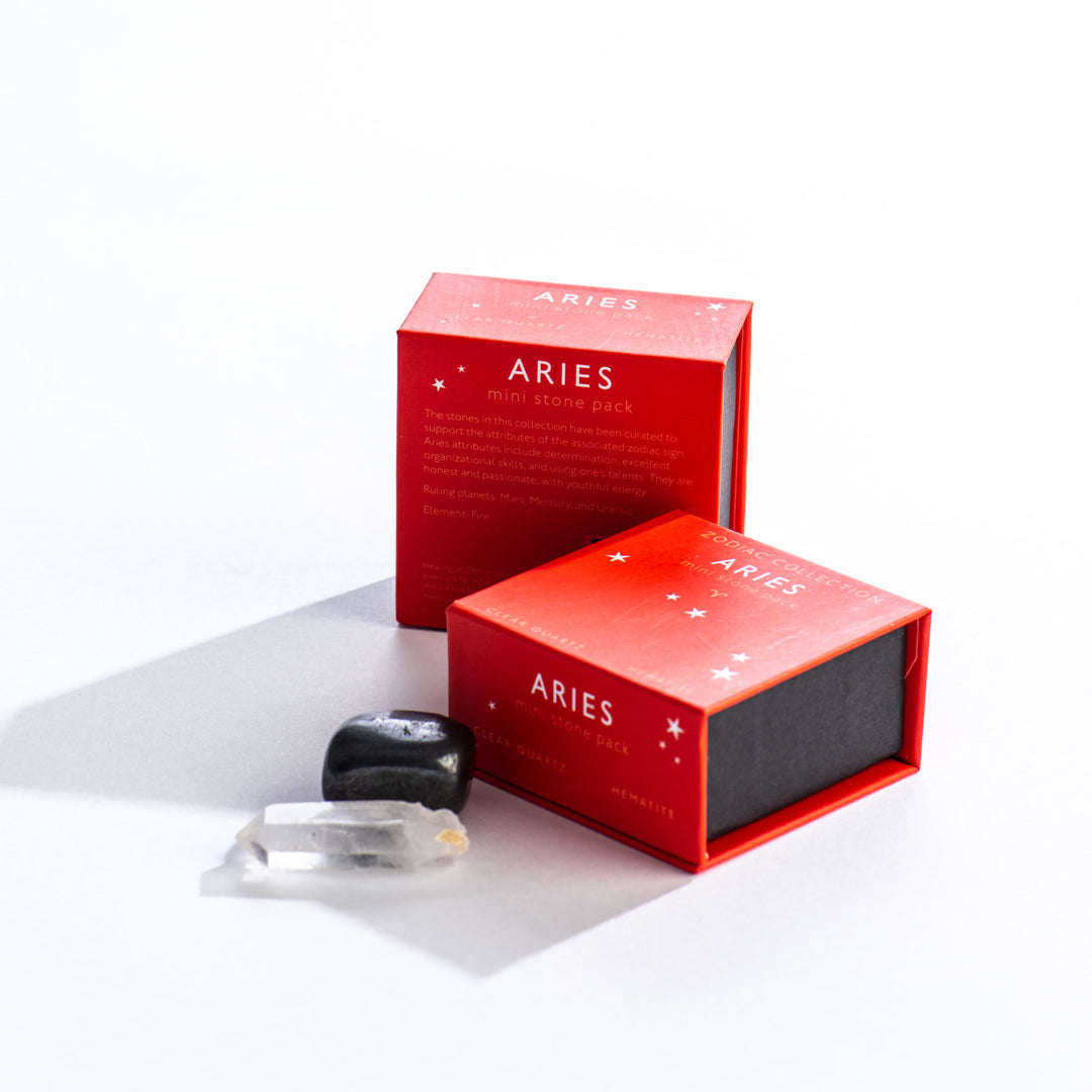 Aries Zodiac Mini Stone Pack