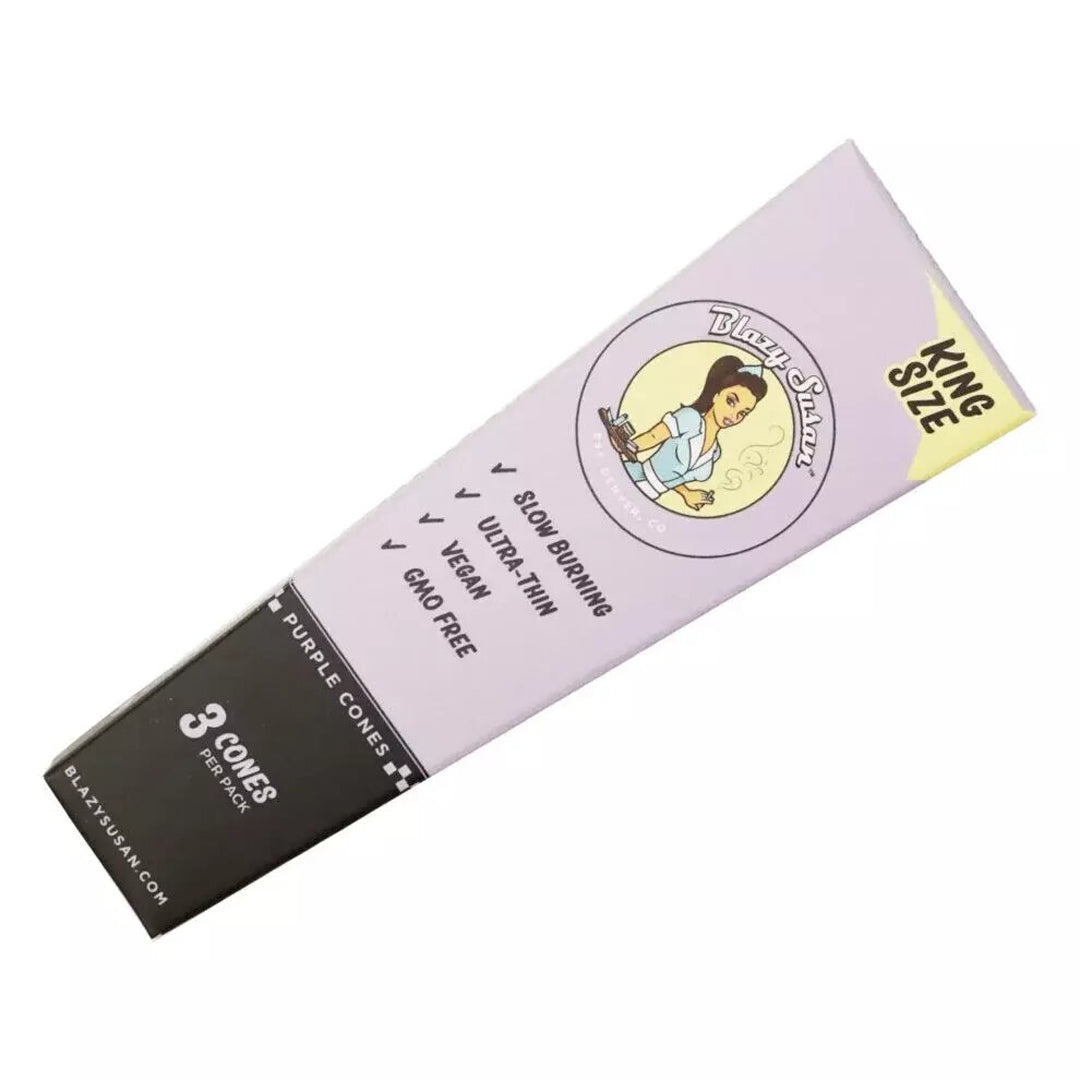 Blazy Susan Purple King Size Cones 3pk