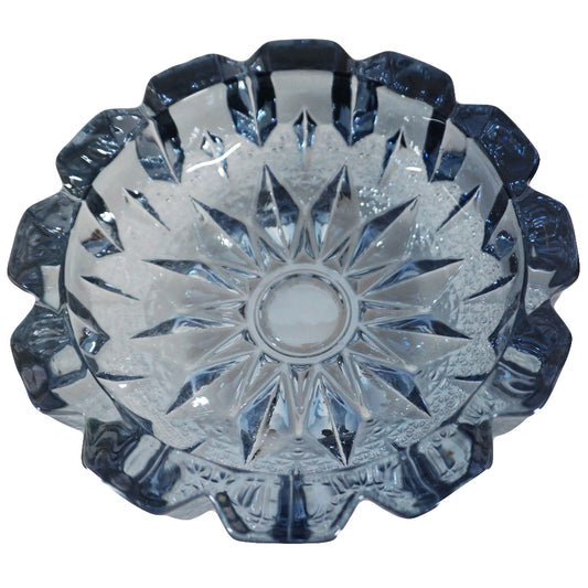 Blue Electroplate Ashtray