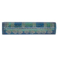 Blue & Green Hand Painted Coffin Incense Burner