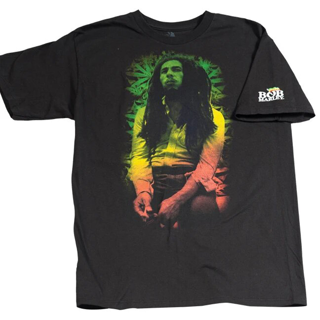Bob Marley - Rasta Leaves T-Shirt