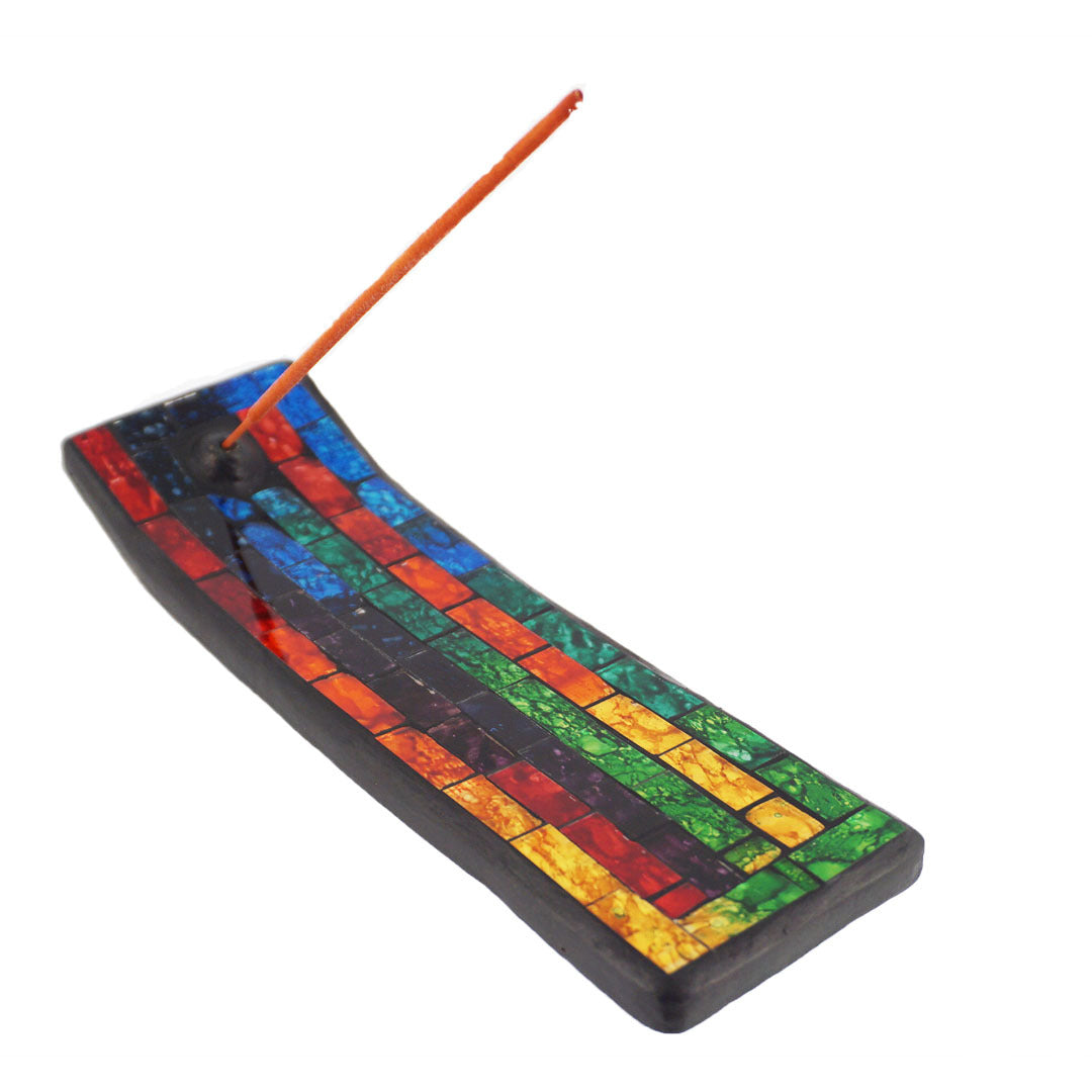 Ceramic Glass Mosaic Incense Burner