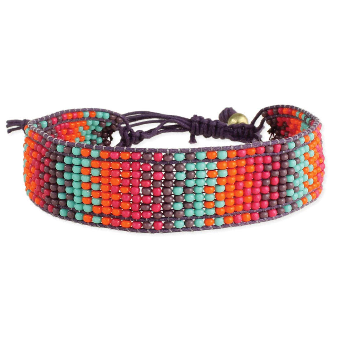 California Sunsets Gradient Beaded Pull Bracelet