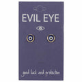 Calming Blue Eye Gold Earrings
