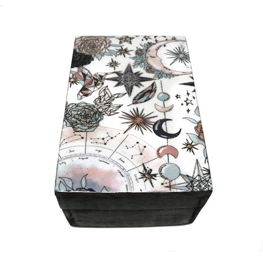 Celestial Pink & Black Wooden Box